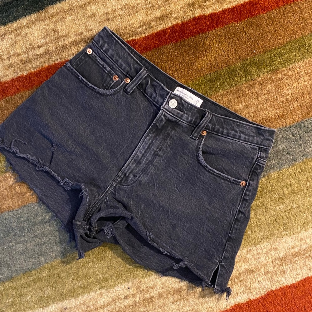 Abercrombie & Fitch | High-rise Cutoff Shorts